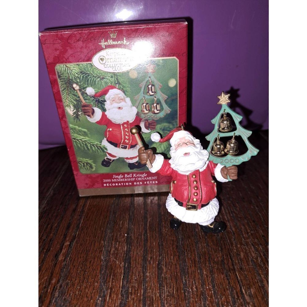 Vintage 2000 Hallmark Keepsake Jingle Bell Kringle Christmas Holiday Ornament